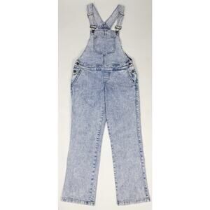 Vintage 90's Guess Light Wash Denim Bib Overalls Size 24